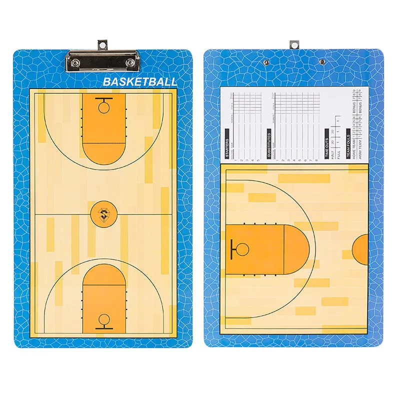Basketball Board Профессиональная пвх тактическая доска бейсбол хоккей футбол баскетбол волейбол футбол тренерская доска с ручкой свисток - Цвет: Basketball Board