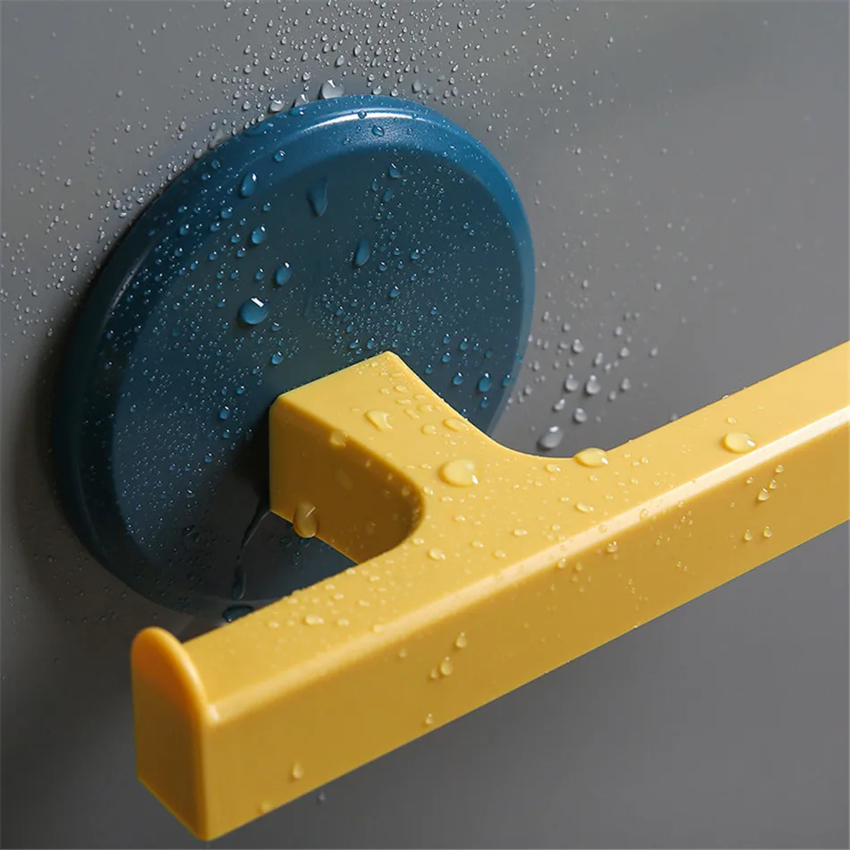 

Wall Mounted Towel Holder Plastic Towel Rack Bathroom Kitchen Towel Hanging Hanger Kitchen Bathroom Organizer Shelf