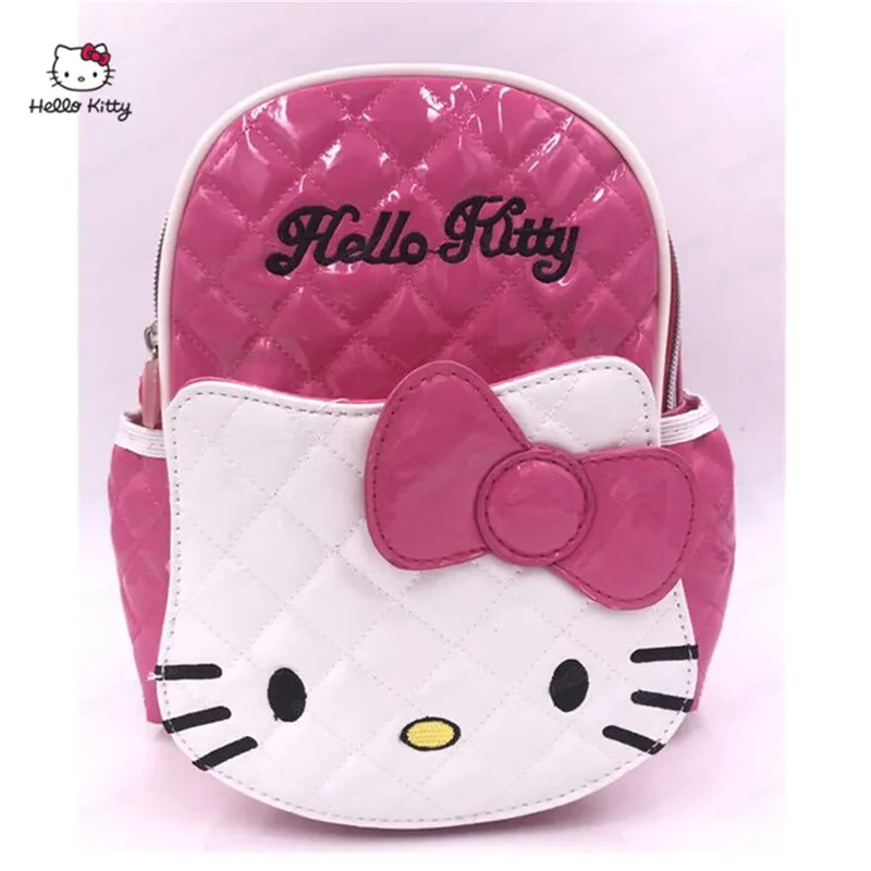 Новый мини рюкзак HELLO KITTY 2019 сумка из искусственной кожи для девочек Детский