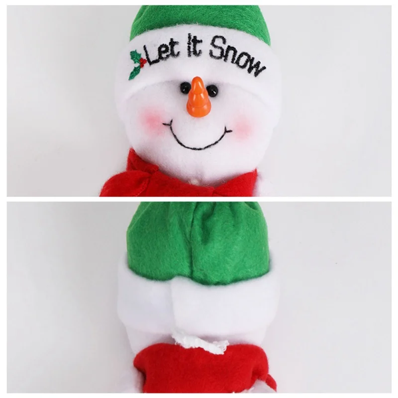 Полотенце для рук с Санта Клаусом полотенце мытья кухни удобной подвесной петлей