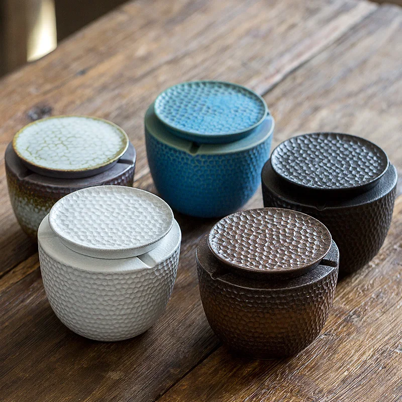 

Керамическая пепельница, пепельница для сигар, переносная пепельница, подарки для парня, домашний декор, P014