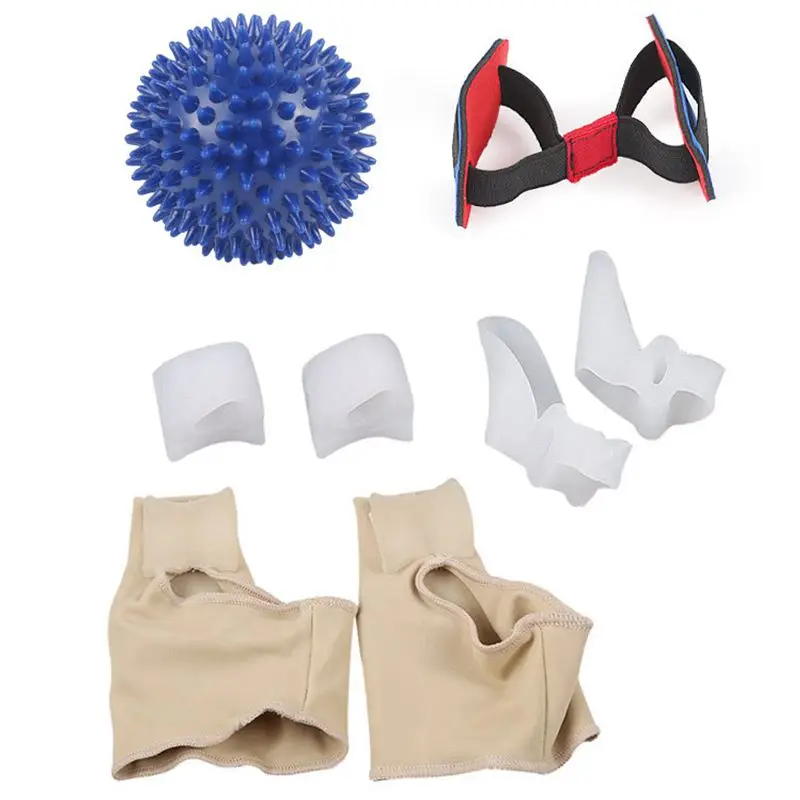 Комплект для корректирующие накладки Bunion Protector Toe Spreader Relief Socks Sleeve Stretcher Separator