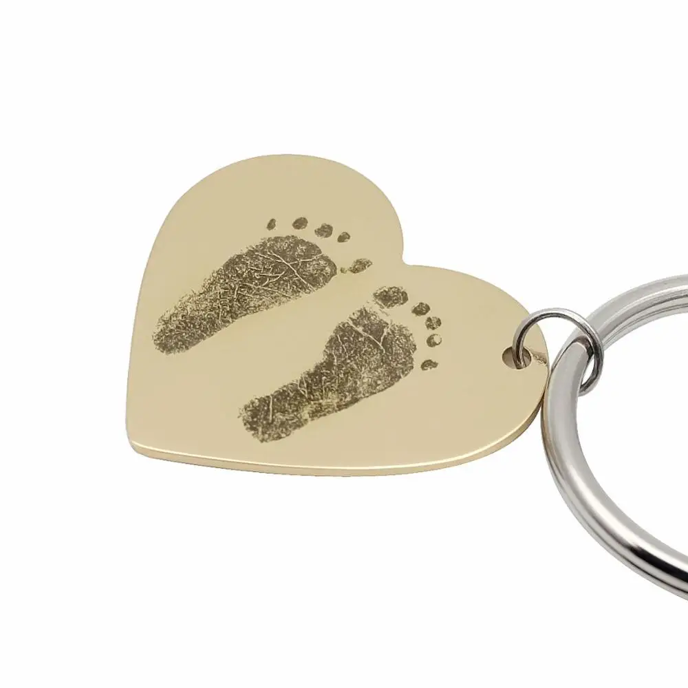 Брелок для ключей с именем ребенка кольца подвески ювелирные изделия