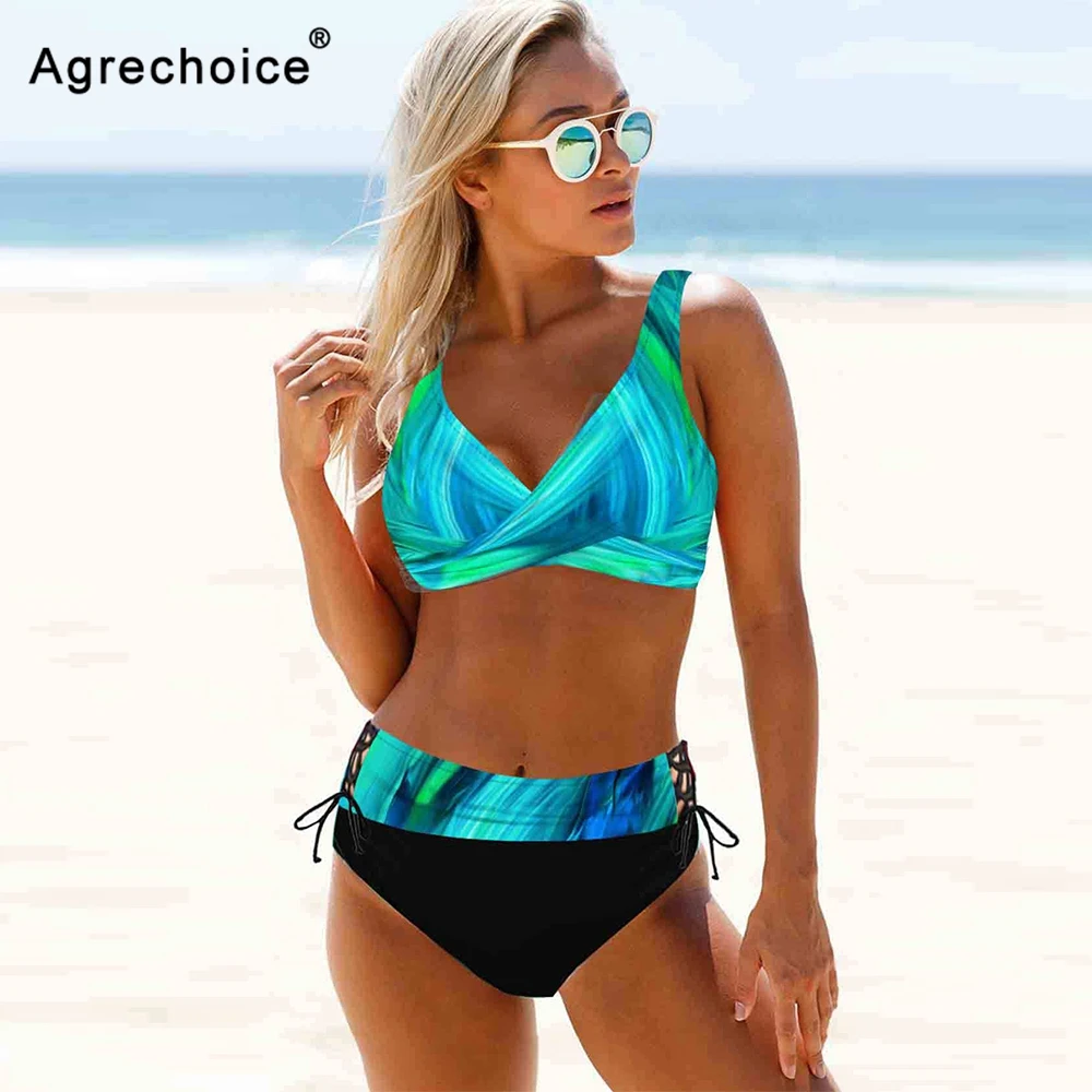 

Plus Size Bikini Women 2021 Sexy Swimwear Push Up Swimsuit High Waist Bikini Set Brazilian Bathing Suit Beachwear Swimming Suit