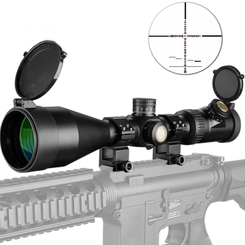 MT 2,7-13x56 SFIR Mil-dot с подсветкой красный точечный прицел тактический оптический прицел для охотничьей винтовки Снайпер