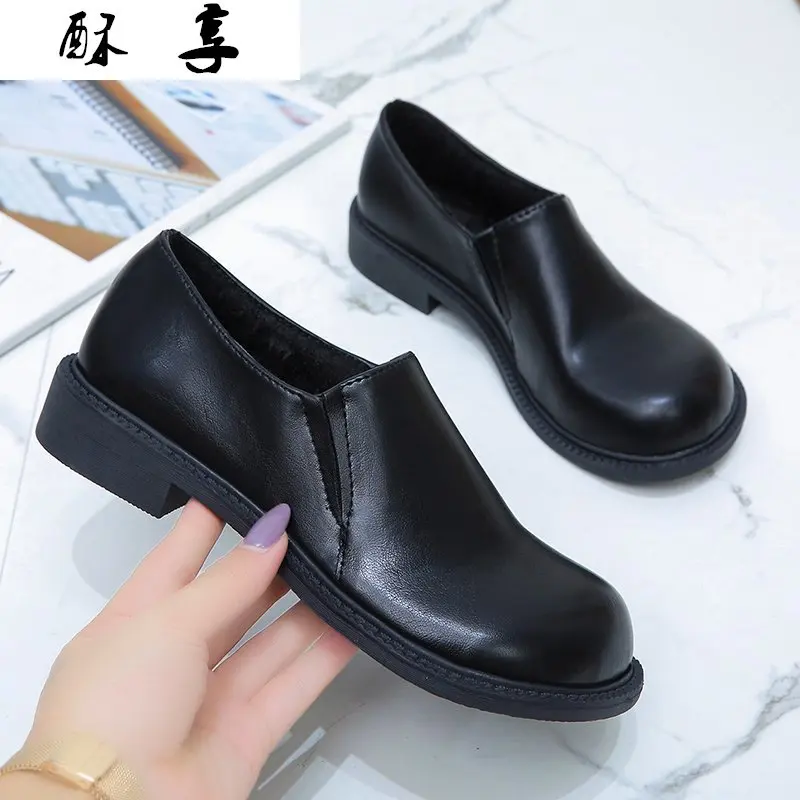 

Spring New Style Round Toe Women Solid Lightweight All-match Flats Fashion Comfortable Walking Casual Woman Shoes Mujer Pisos