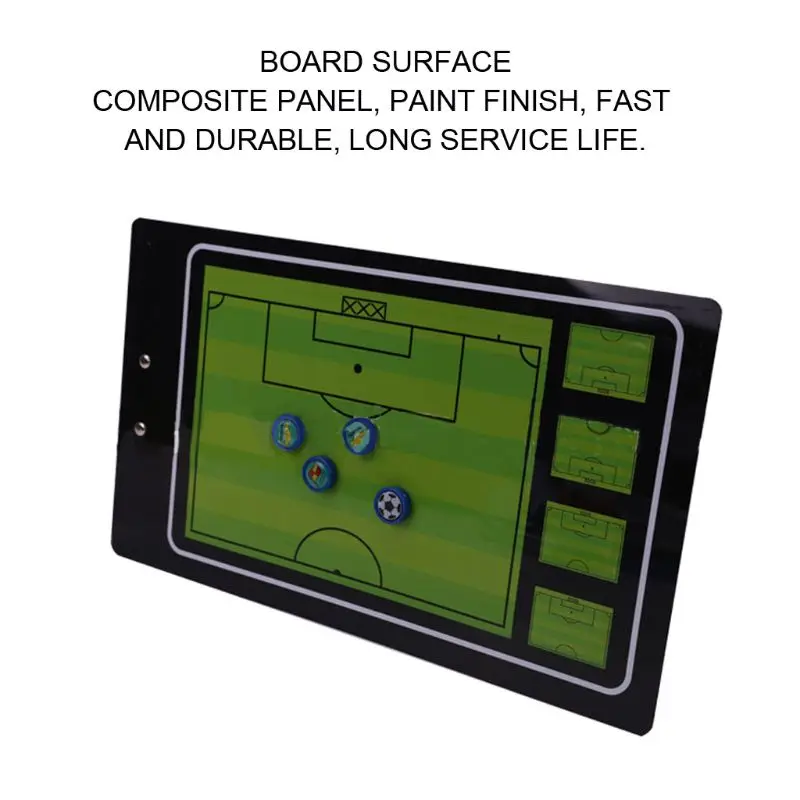 

Football Coach Tactics Research Clipboard Magnetic Folder Coaching PVC Board