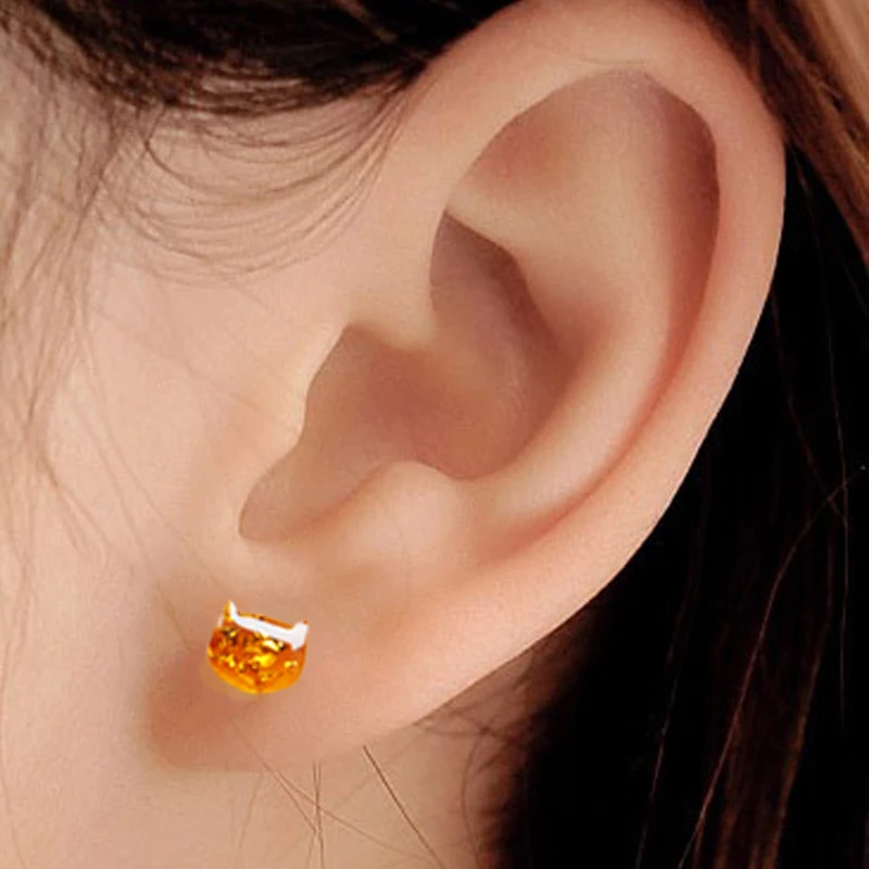 

Diy Crystal Epoxy Mold Small Earrings Resin Silicone Mold Handmade Mini Cube Kitten Mould Casting Mould Tool For Jewelry Earring