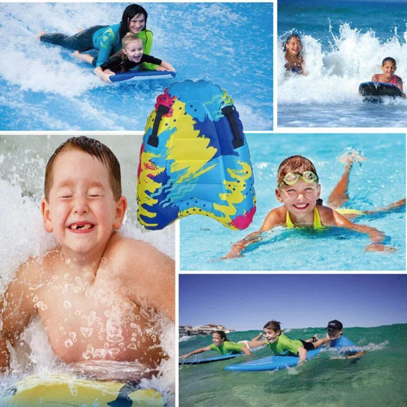 

Children Inflatable Skateboard Surfboard With Handle Floating Bed Surfboard Pool Swimming Accessories Pool Rafts Plate