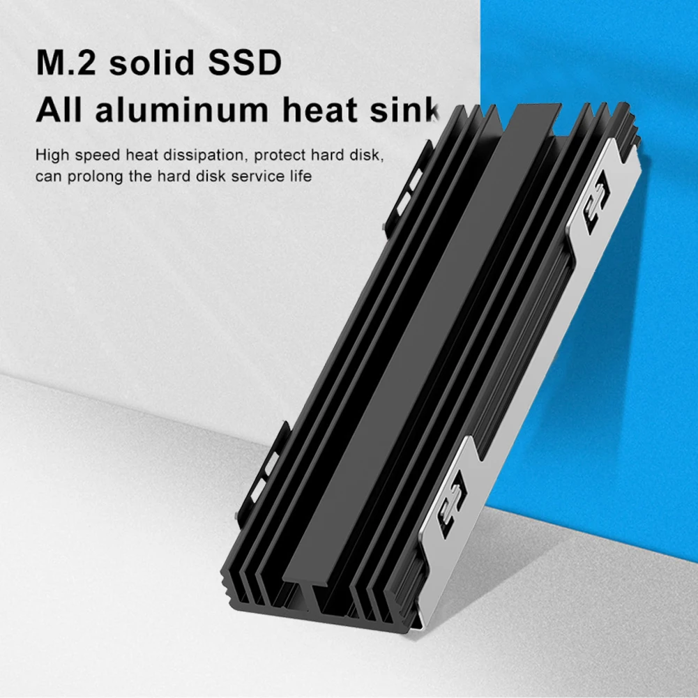 

Cooling Pad for M.2 2230/2242/2260/2280 Solid State Drives NGFF NVME SSD Heatsink Cooler Aluminum Alloy Hard Disk Radiator Pad