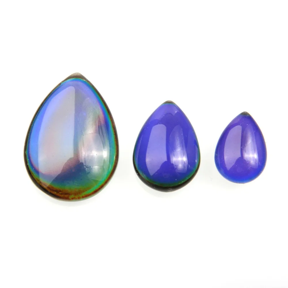

Cabochon Oval Shape Color Change by Temperature Making for Jewelry DIY Ring necklace Size 10X14mm 13X18mm 18x25mm