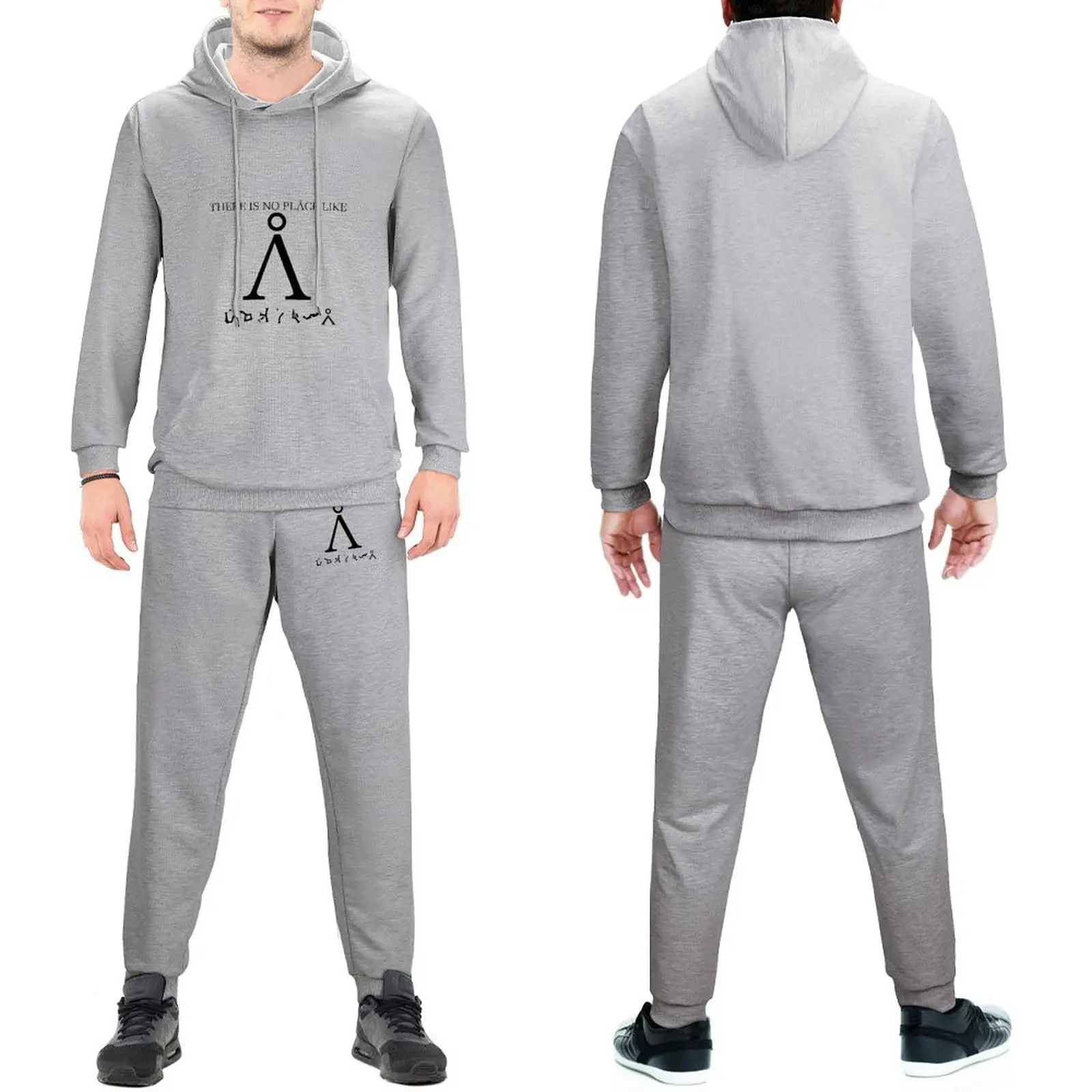 

Stargate Tracksuit Set Stargate SG1 - There Is No Place Like Earth Winter Sweatsuits Man Sweatpants and Hoodie Set Sale