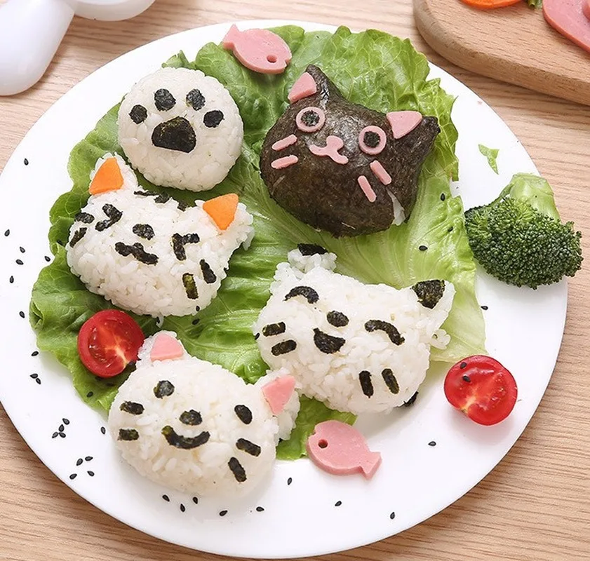 Кухонные гаджеты милые японские суши мультфильм бенто форма для рисовых шариков