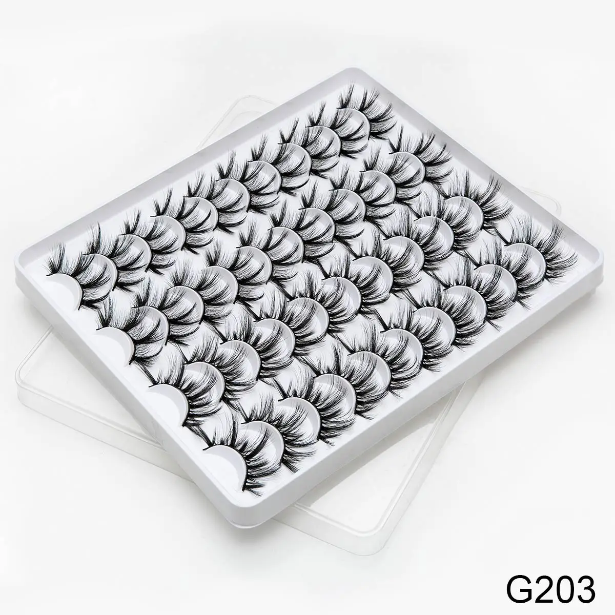 SEXYSHEEP 5/20 пар 3D норковые накладные ресницы натуральные длинные накладные ресницы Объемные Накладные ресницы Макияж Наращивание ресниц