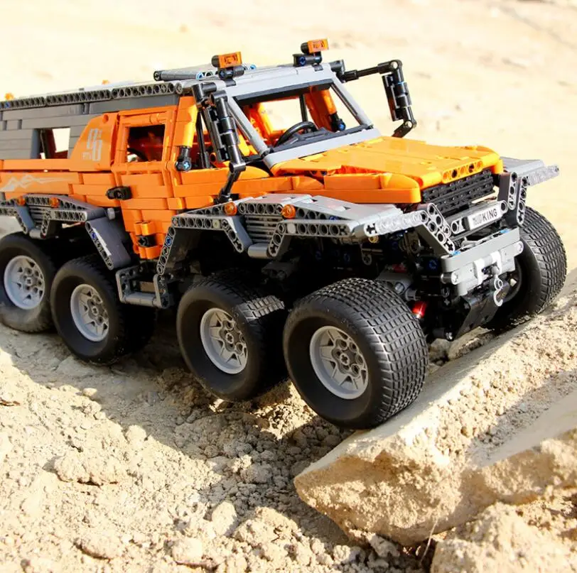 Новинка 13088 серия автомастеров Avtoros Shaman модель мотора 8x8 набор строительных