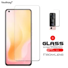 For Vivo X50 Glass For Vivo X60 X50 Y20 V20 Y12S Tempered Glass Screen Protector Camera Lens Film Glass For Vivo X50 Protective