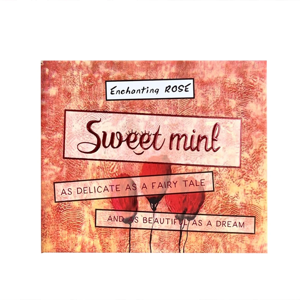 Прессованные матовые тени для век Sweet mint 12 цветов Палетка водостойких теней