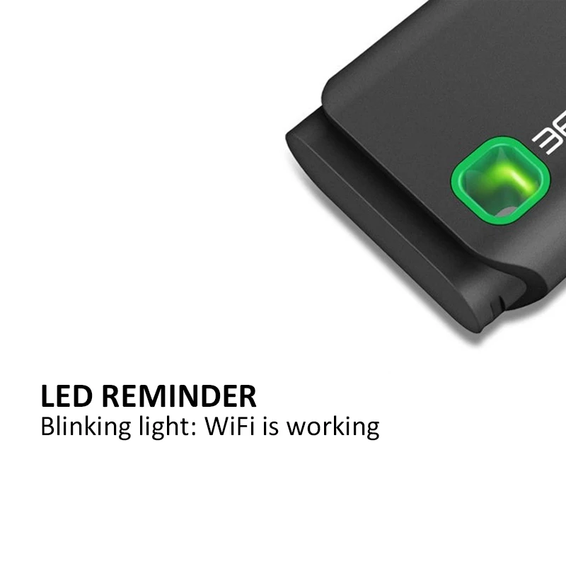 Мини usb беспроводной Wi Fi адаптер 300 Мбит/с приемник ethernet Сетевая карта Поддержка