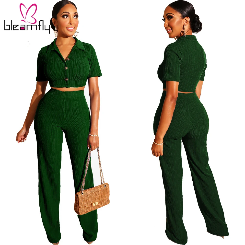 Женский летний вязаный свитер с коротким рукавом и отложным воротником топ