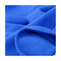 width 62 thickened double sided warm elastic polar fleece fabric by the half yard for coat childrens wear material