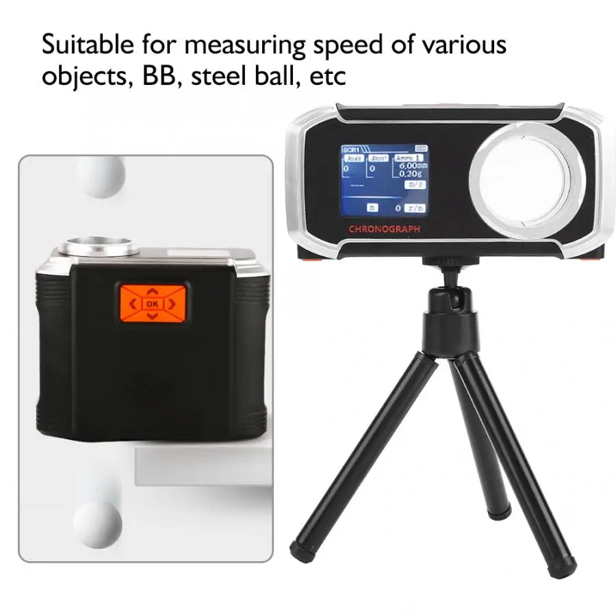 Страйкбол тестер Пейнтбол ЖК экран BB съемка хронограф воздуха для стрельбы