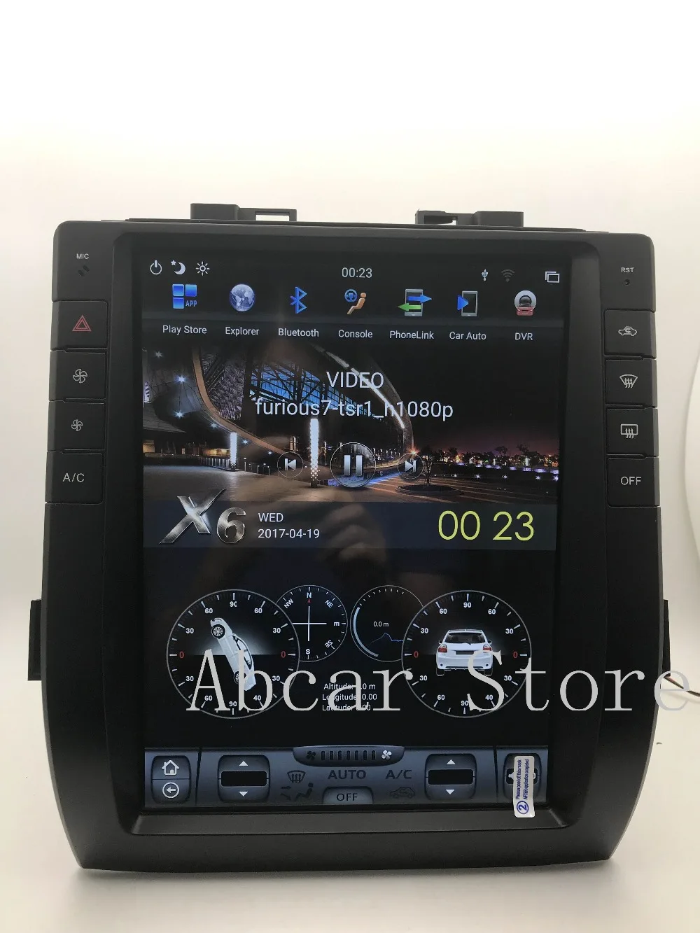 13 дюймов Tesla стиль Android 8,1 автомобильный dvd-плеер gps навигация радио авто px6 для Toyota alphard Vellfire 30 серии