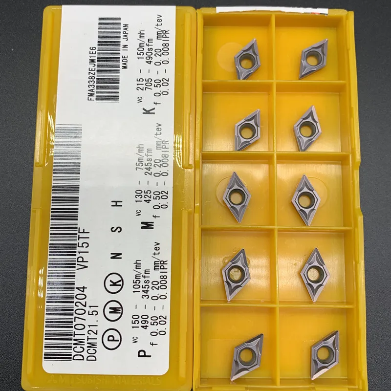 10 шт. Супер низкая цена DCMT070204 VP15TF UE6020 US735 карбдная вставка внутренные поворачивые