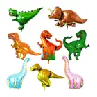 Большой динозавр, надувной шар, тираннозавр, рапторы, трицератопс, юрский период воздушный шар с динозавром, декор для дня рождения мальчика, детский душ