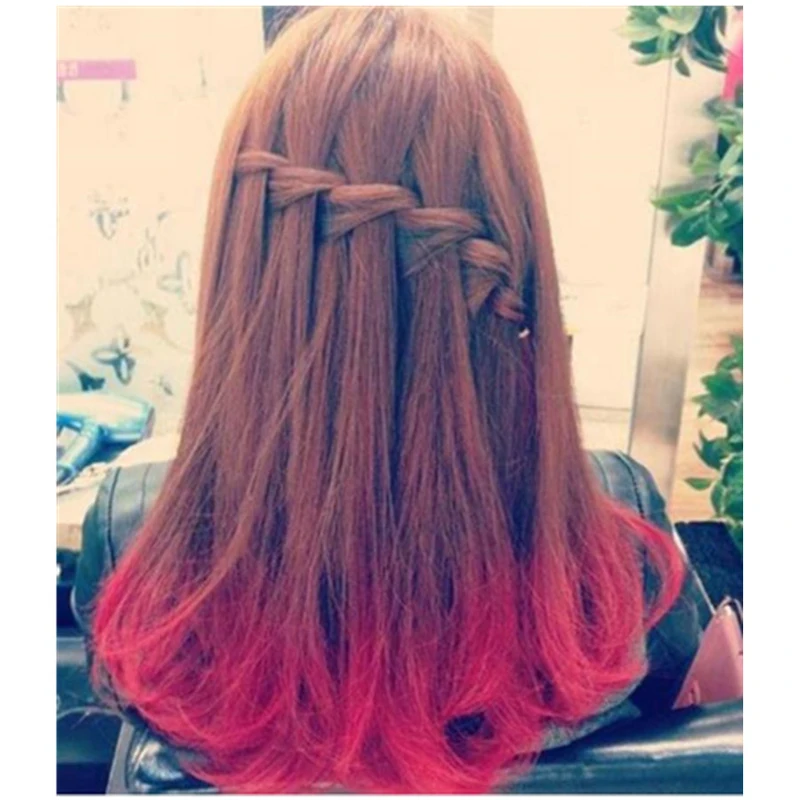 Популярная Временная Краска для волос пудра в форме торта меловая 4 цвета цветная