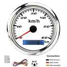 Лодочный Спидометр 30 кмч 60 кмч 120 кмч 200 кмч одометр без GPS антенны с красной подсветкой