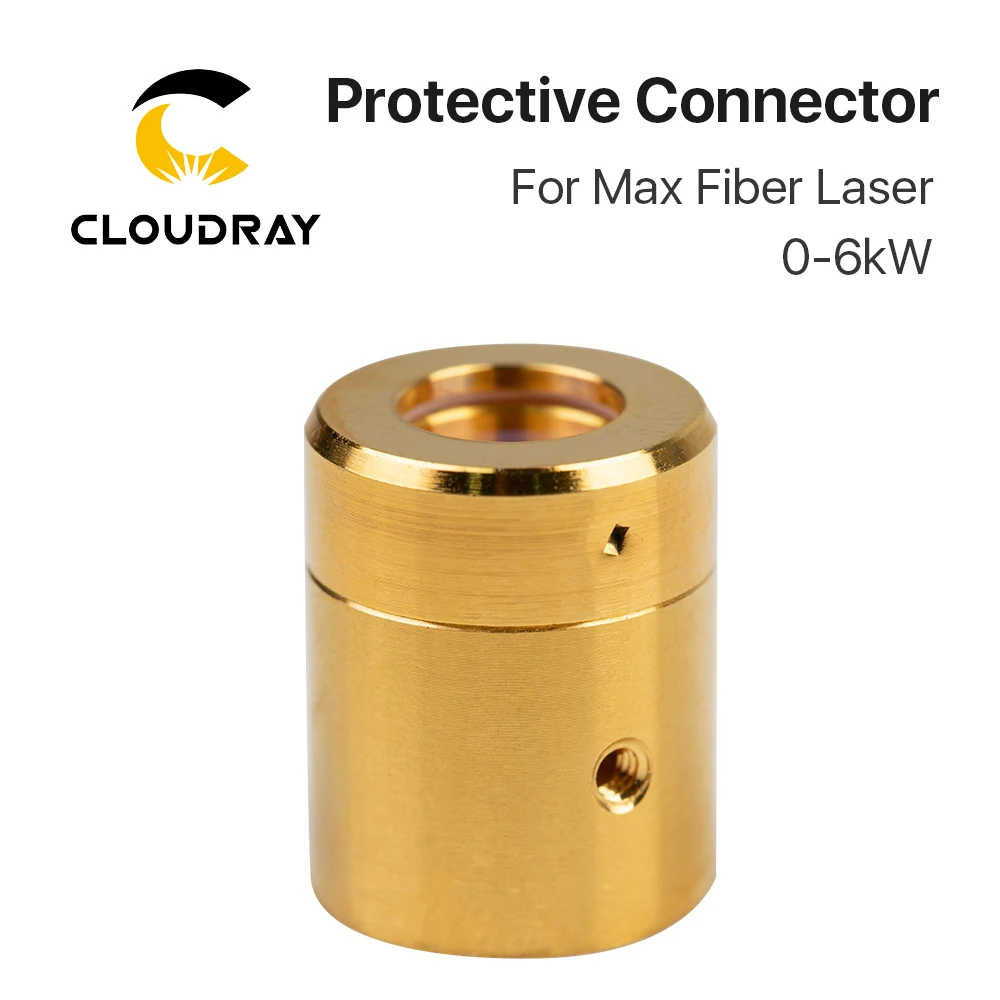 Cloudray Max волоконный лазерный источник 2-6KW выходной защитный разъем группа линз для максимального волоконного лазерного источника