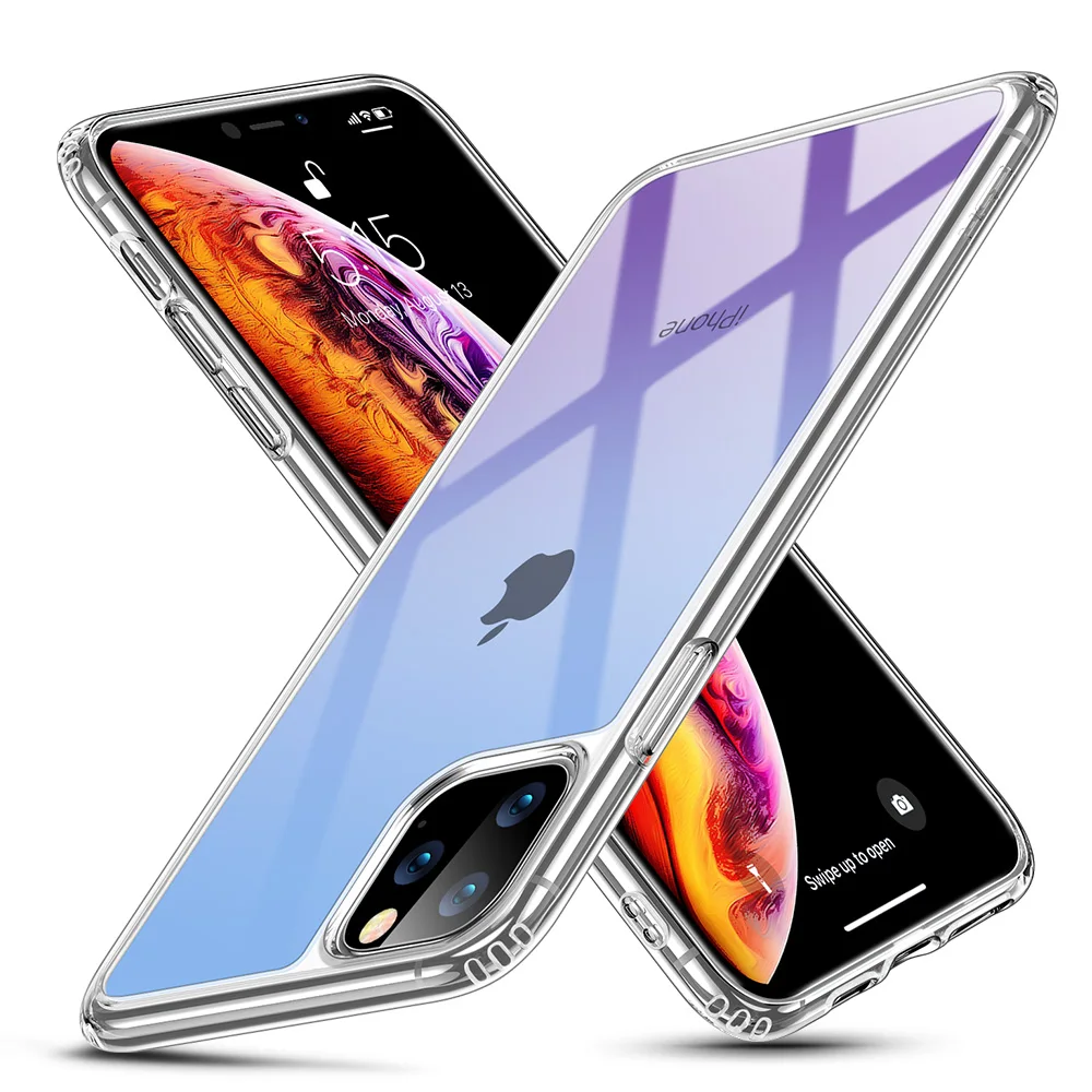 ESR чехол из закаленного стекла для iPhone 11 Pro Max противоударный чехол-бампер для iPhone 11 роскошный зеркальный чехол для iPhone11 11Pro