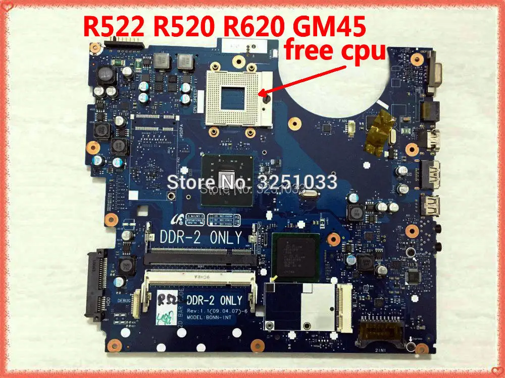 Материнская плата для ноутбука Samsung R522 R520|Материнские платы ноутбуков| |