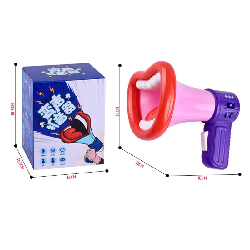 

Novelty Mask with 3 Mode Voice Changer Handheld Loudspeaker Halloween Kids Toy YH-17