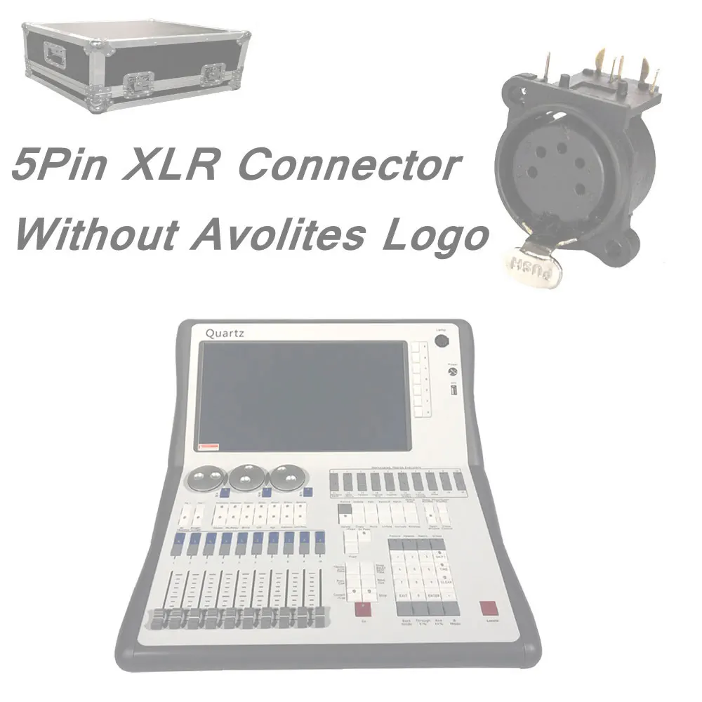 5Pin XLR Connector Tiger touch Titan кварцевый консольный контроллер dmx Core i5 процессор для светодиодный Par движущаяся головка лазерный проектор DJ оборудование - Цвет: 5Pin XLR Connector