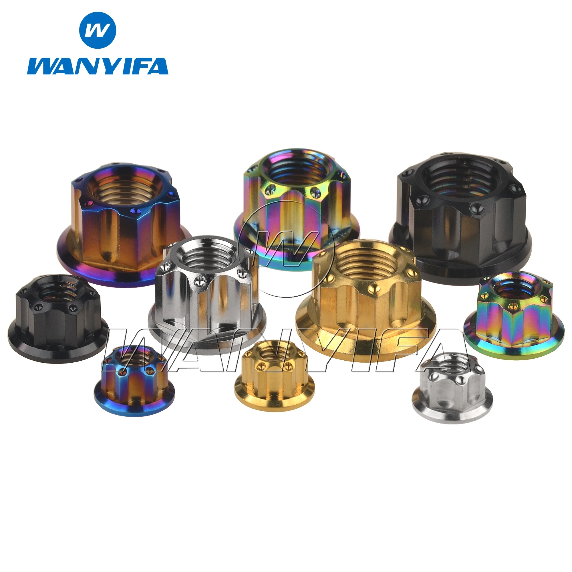 Шестигранная гайка титановый &quotwanifa&quot M6 M8 M10 M12x1.25 M14x1.5 M16x1.5 Torx для велосипедов