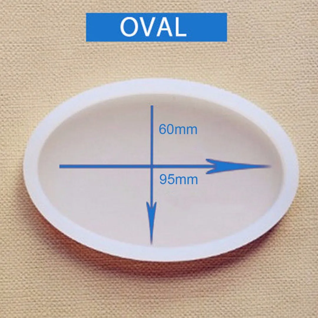 Женская круглая овальная Прямоугольная форма из смолы силиконовая Прозрачная
