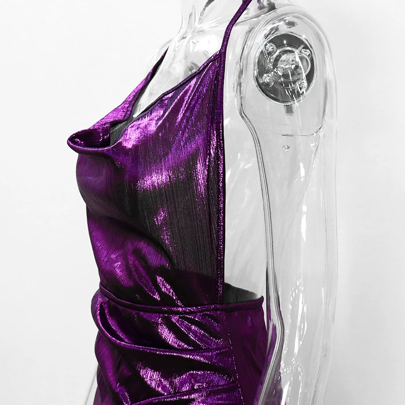 

Purple Dress Bodycon Split Spaghetti Strap Vestidos Lady Sexy Party Maxi Long Dresses Women Summer Backless Dress Club