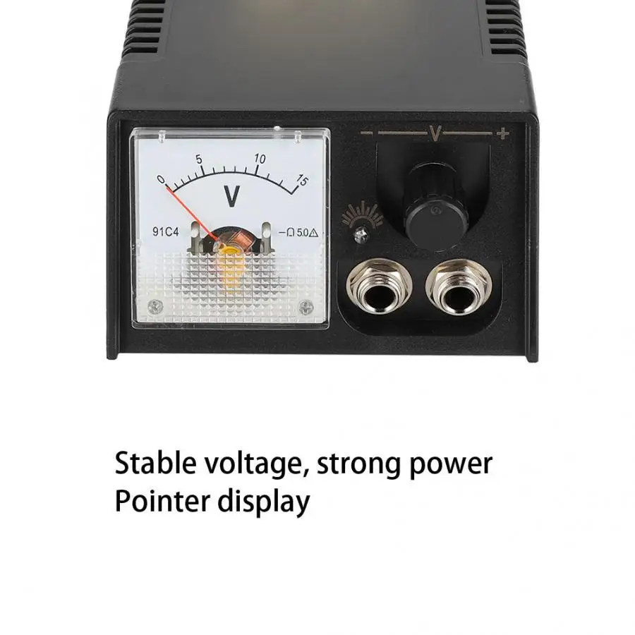 Профессиональная тату машина Регулируемый источник питания дисплей со стрелкой