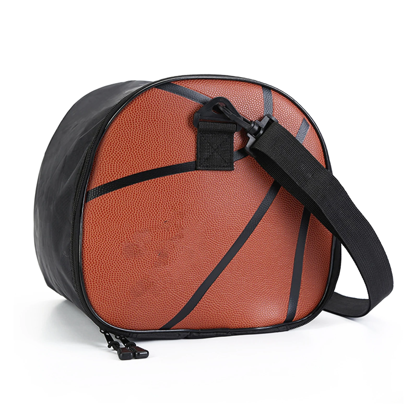 

Shoulder Basketball Bag with Adjustable Shoulder Strap PU Double Zipper Large Capacity Suitable for Soccor Volleyball YA88