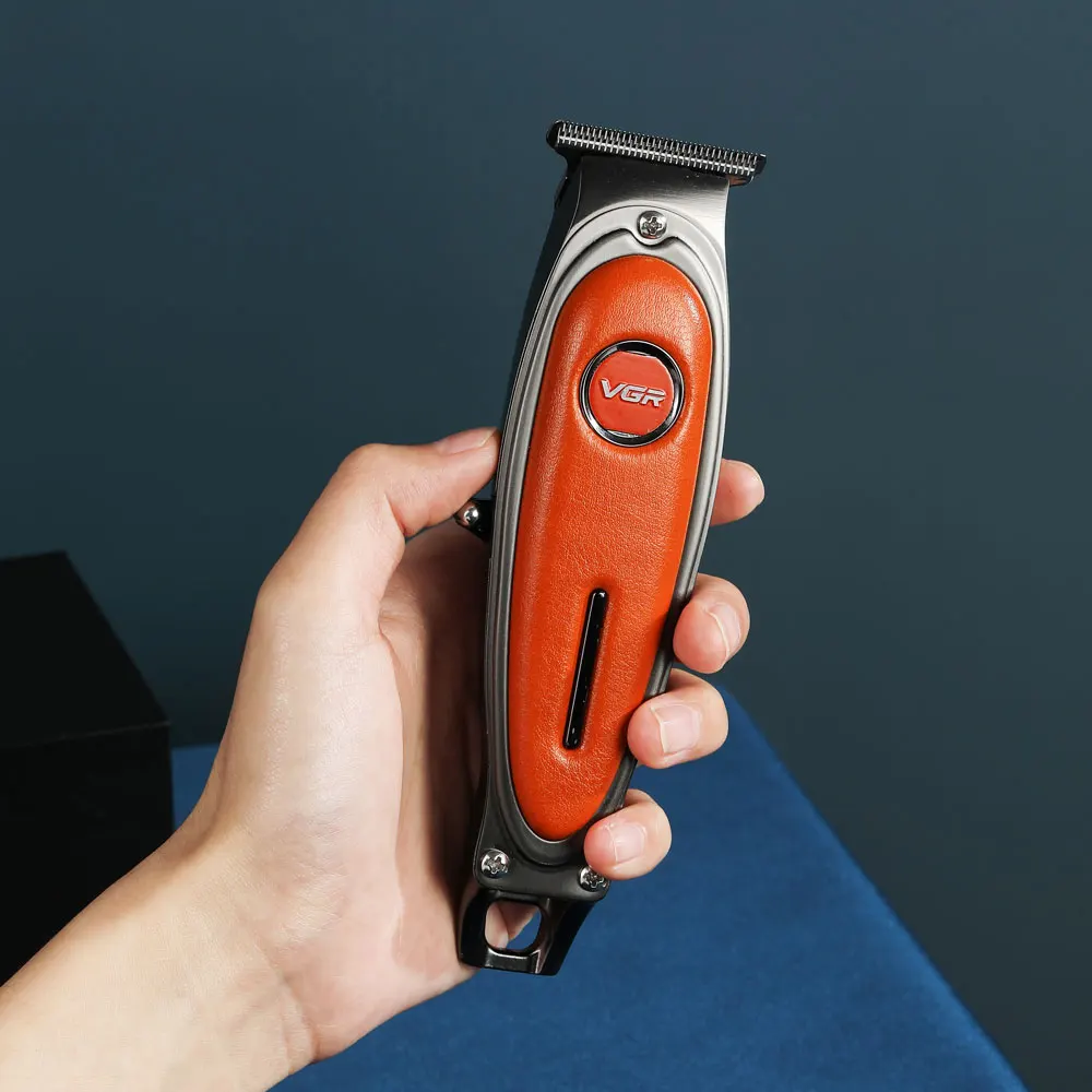 

VGR Luxury Brand Electric Hair Clipper Professional Trimmer Men Barber Razor Beard Stainless Steel Blade Hair Cutting Machine