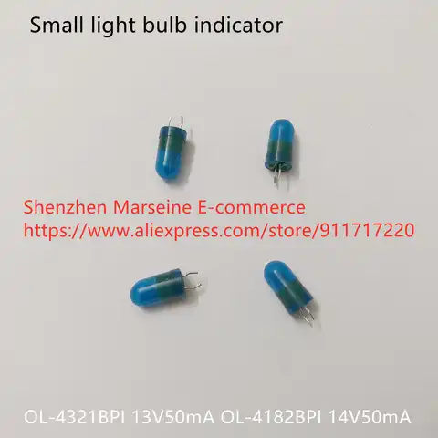 Оригинальный новый 100% маленький светильник лампочка индикаторный предохранитель OL-4321BPI 13V50mA OL-4182BPI 14V50mA
