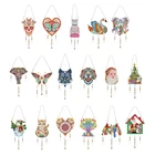 Алмазная картина Ловец светильник, подвесная Радужная доска, тарелка, точечное сверло, сделай сам, 5D Ручное ремесло, домашнее рождественское украшение