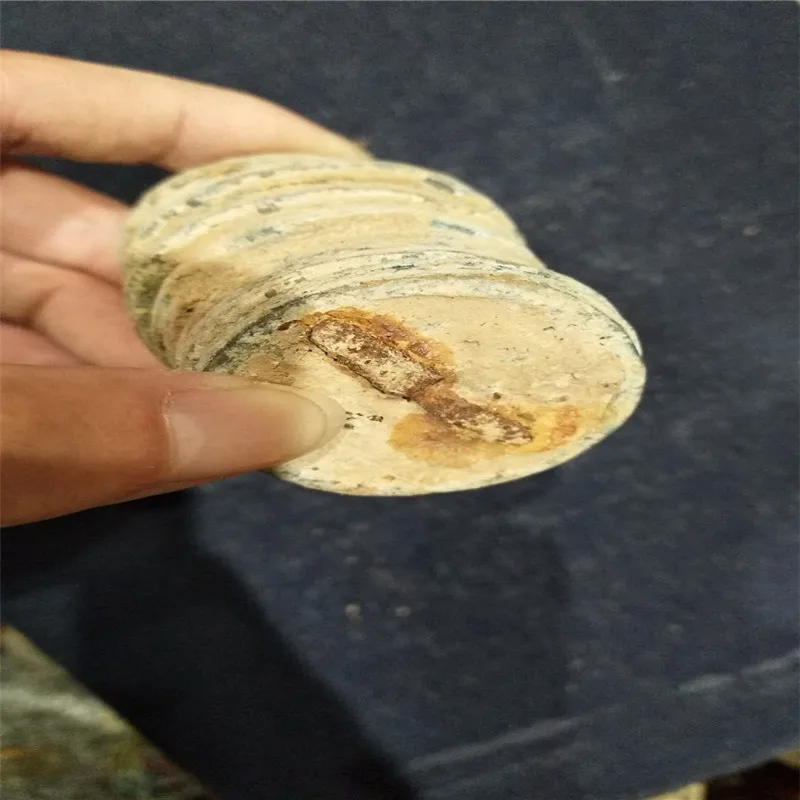 Старинная коллекция монет из античной и толстой чистой меди фэн шуй тунбао