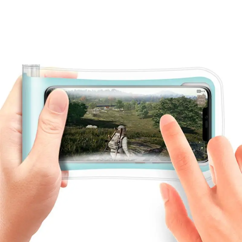 1 шт. полезный Прозрачный чехол для телефона водонепроницаемый мобильный телефон