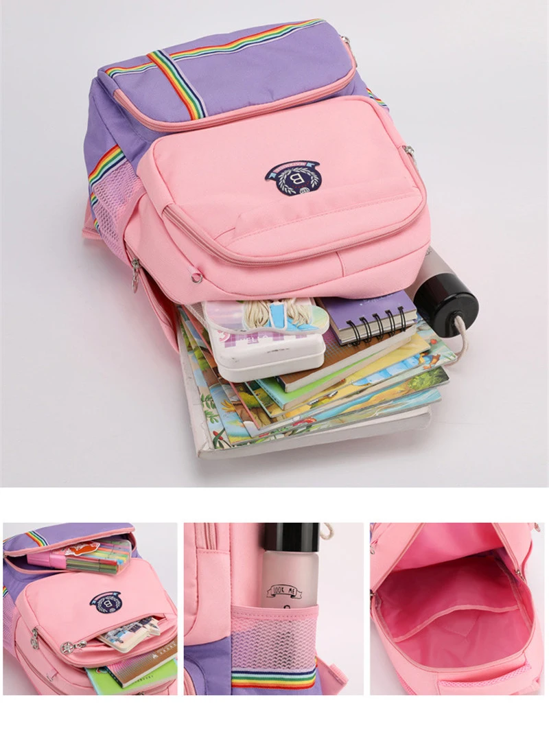 

waterproof children School Bags primary school Backpacks boys Girls kids satchel Schoolbag Orthopedic Backpack mochila infantil