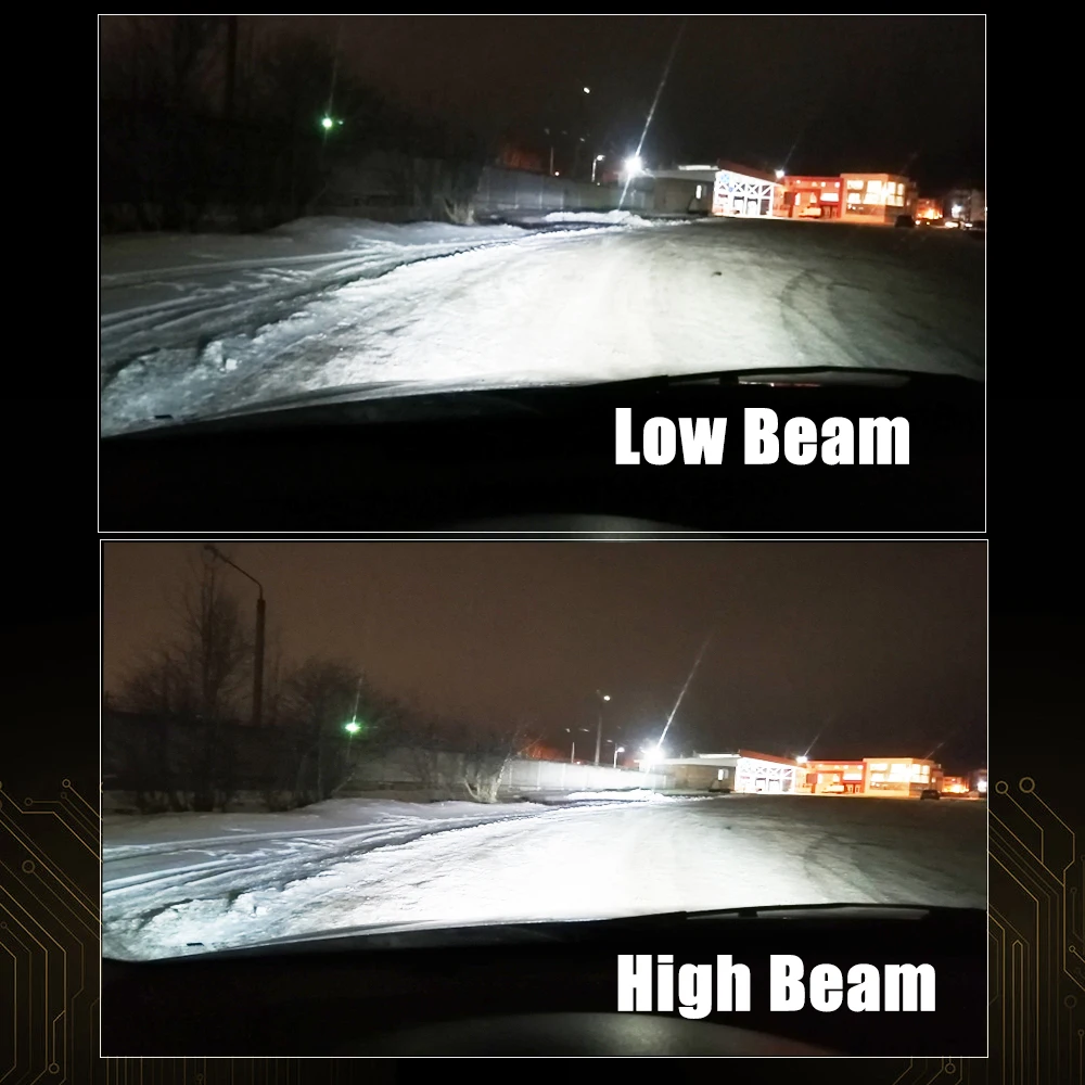 

Super Bright H4 Led Car Headlight Bulbs CanBus No Error 6000k 3000k White Yellow 12v High Power Led Car Bulbs