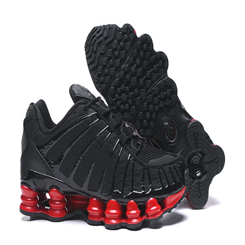 

Trainers Shox TL Men Running Shoes Triple Black Gold Grey Clay Orange Sunrise Speed Red Womens Fashion Sports Sneakers Size36-46