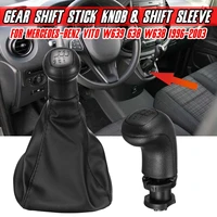 gear shift knob manual transmission gearstick lever shift sleeve boot gaiter for mercedes for benz vito w639 638 w638 1996 2003