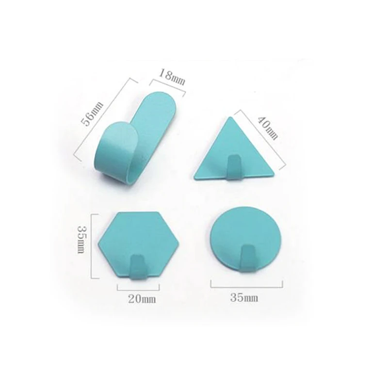 4 шт Мини двери сильные липкие крючки для ванной пробивая дверь без следов гвоздь